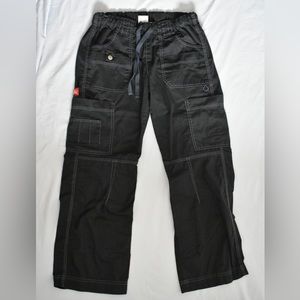 Dickies Drawstring Black Scrub Pants